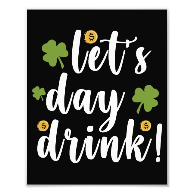 Foto Let's Day Drink St Patrick's Day (Frente)