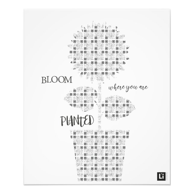 Foto Lil'Inspirations #18 - Bloom where you are planted (Frente)
