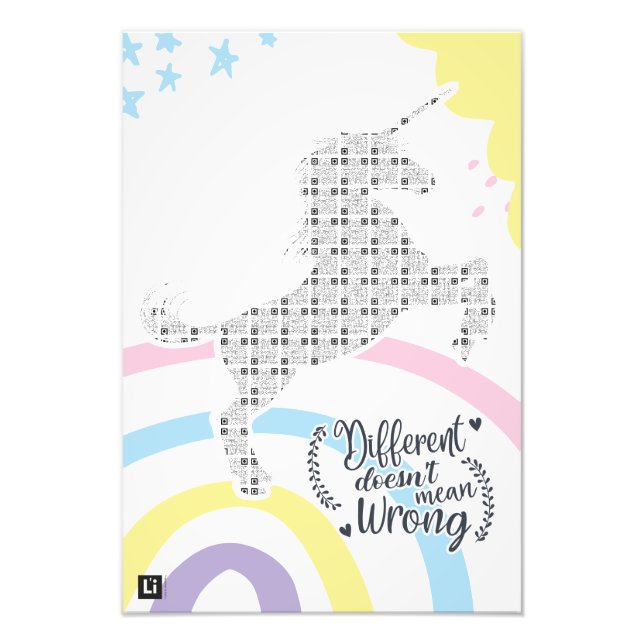 Foto Lil'Inspirations #21 - Different does not mean... (Frente)