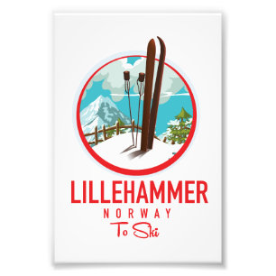 Foto Lillehammer - Logotipo do Esqui da Noruega