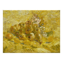 Limões de marmelos pintam uvas de Van Gogh