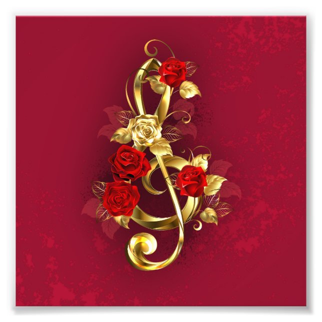 Foto Limpeza de ouro com Flores Rosa (Frente)
