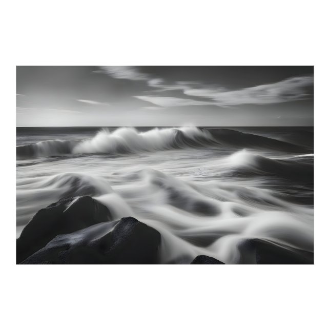 Foto Lindas ondas do mar (Frente)