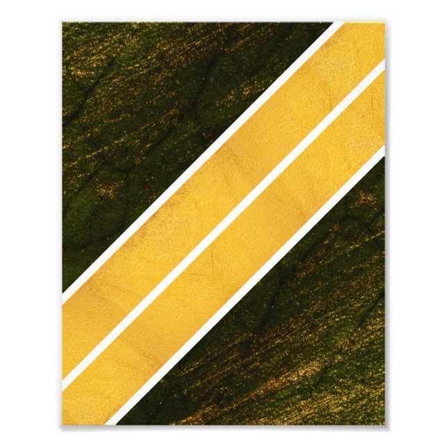 Foto Linhas brancas Douradas verdes (Frente)