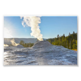 Foto Lion Geyser, Parque Nacional de Yellowstone, regre