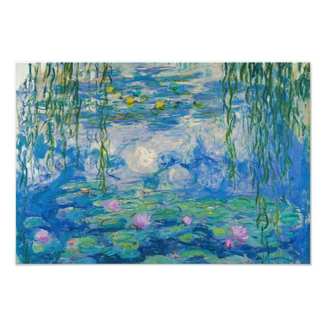 Foto Lírios, 1916-1919, por Claude Monet (Frente)