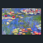 Foto Lírios Monet Água 1916<br><div class="desc">Foto Impressão com a pintura de óleo de Claude Monet Lírios d'água (1916). Lindos lírios cor-de-rosa,  roxos e vermelhos flutuando em um lago de sereno. Um presente de excelente para fãs do impressionismo e da arte francesa.</div>