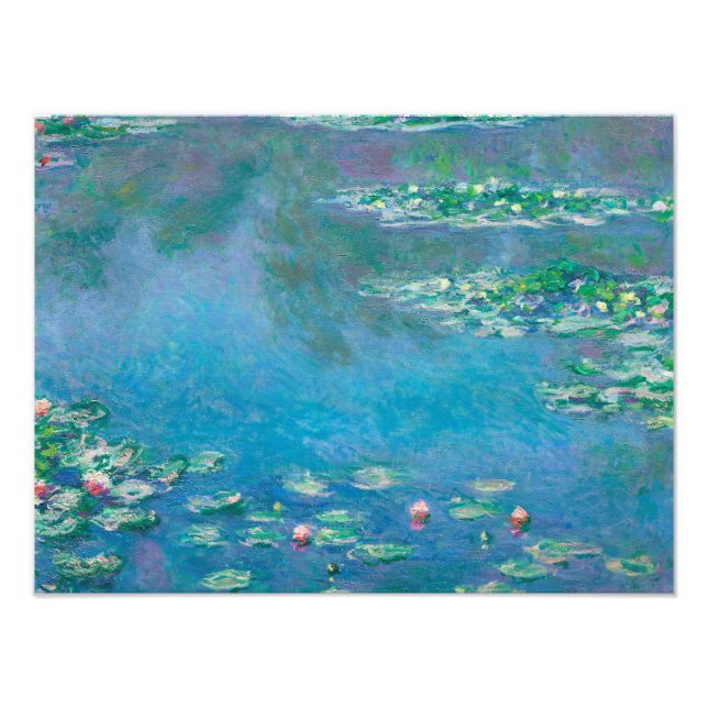 Foto Lírios por Claude Monet Fine Art Painting (Frente)