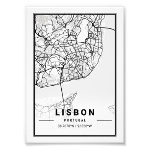 Foto Lisboa - Mapa da Cidade Clara de Portugal