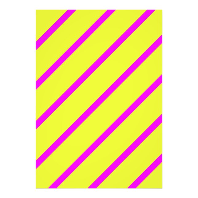 Foto Listras amarelas neon e rosa vibrante (Frente)