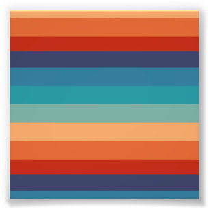 Foto Listras de Arco-Íris Cores Vintage Estilo Antigo C