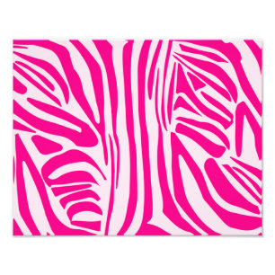 Foto Listras de zebra rosa