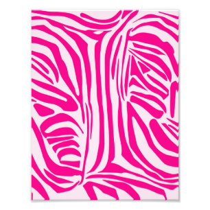 Foto Listras de zebra rosa