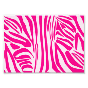 Foto Listras de zebra rosa