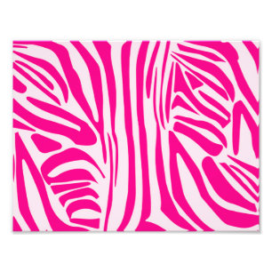 Foto Listras de zebra rosa