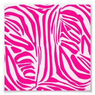 Foto Listras de zebra rosa