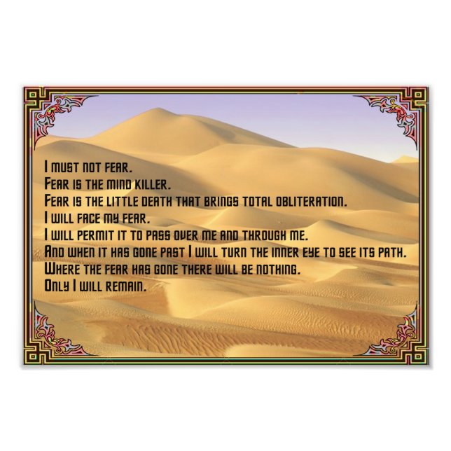 Foto Litany Contra o Medo (Frente)