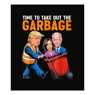 Foto Lixo para Trump 2024 Hora Engraçada de Tirar o Lix