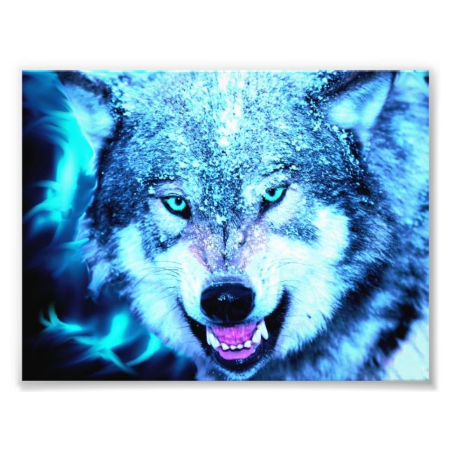 Foto Lobo assustador (Frente)
