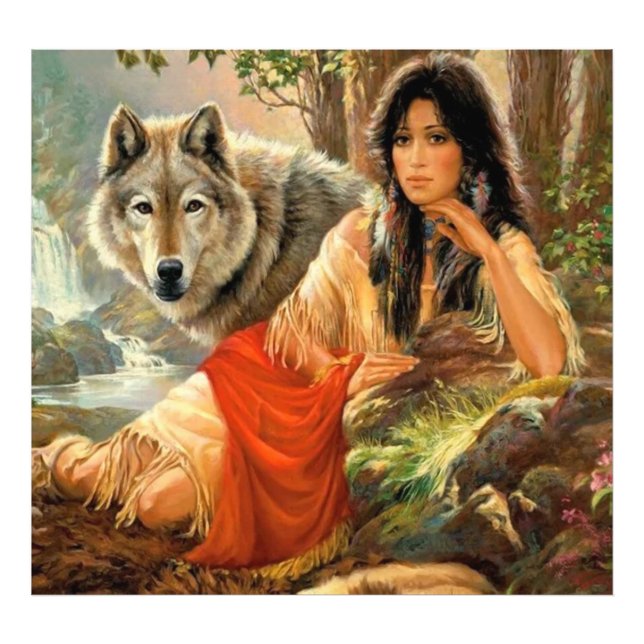 Foto Lobo solitário (Frente)