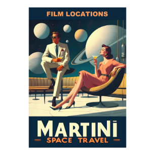 Foto Locais de filmagem dos pôsteres de viagem espacial