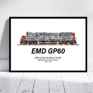 Foto Locomotiva diesel EMD GP60 do Pacífico Sul
