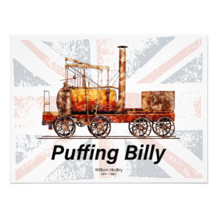 Foto Locomotiva Inglesa do Trem a Vapor Puffing Billy