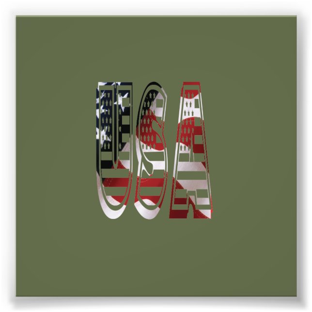 Foto Logotipo Americano Flag (Frente)