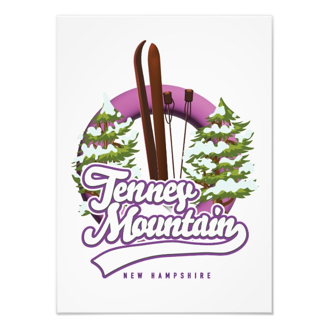 Foto Logotipo de esqui de Tenney Mountain (Frente)