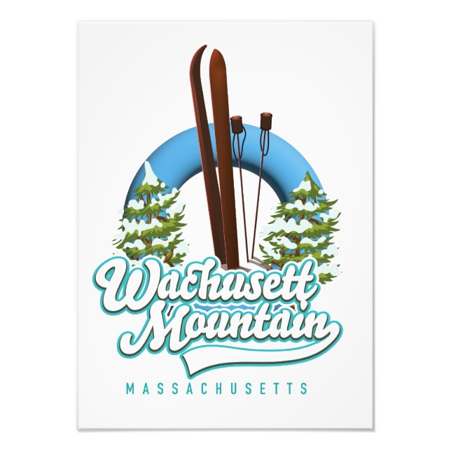 Foto Logotipo de esqui WMassachusetts Mountain (Frente)