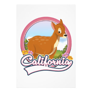 Foto logotipo de férias de veado da Califórnia