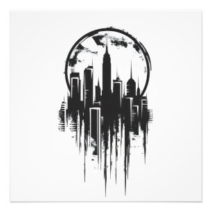 Foto Logotipo Monocromático da Cityscape