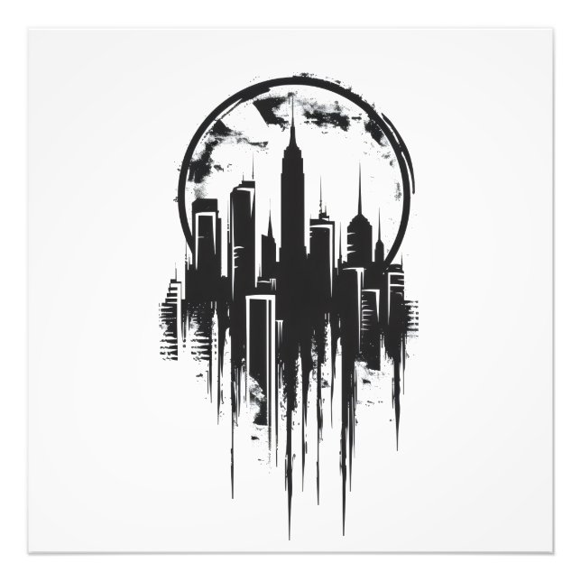 Foto Logotipo Monocromático da Cityscape (Frente)