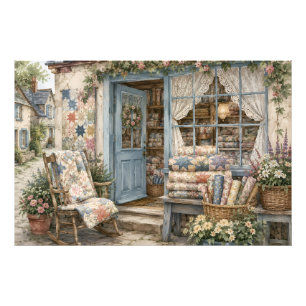 Foto Loja de Colchas French Cottagecore Aquarela