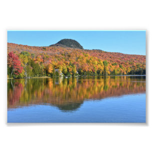 Foto Long Pond no outono, Westmore, Vermont 