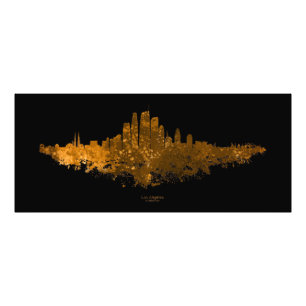 Foto Los Angeles City Skyline - Laranja