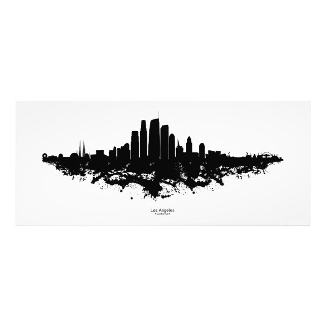 Foto Los Angeles City Skyline Watercolor (Frente)