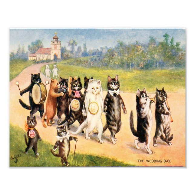 Foto Louis William Wain "Dia do Casamento" (Frente)