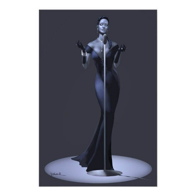 Foto Lounge Singer Poster Impressão (Frente)