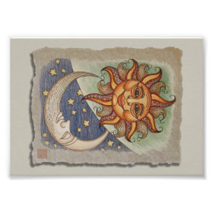 Foto Lua & estrelas de Sun