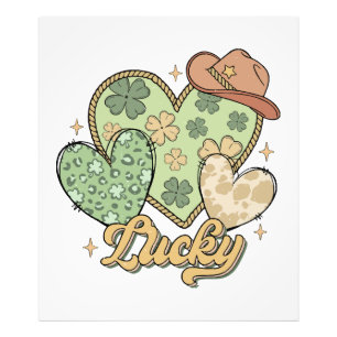 Foto Lucky Western Heart Shamrock irlandês
