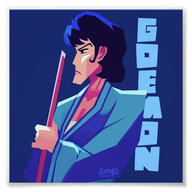 Foto Lupin III, o terceiro impressão de arte Goemon (Frente)