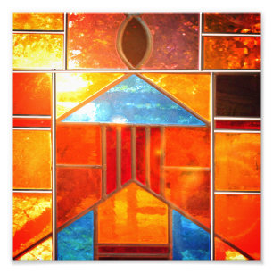 Foto Luz mágica saindo das janelas da Igreja