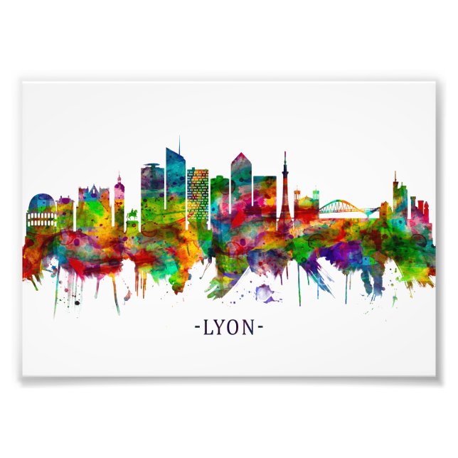 Foto Lyon França Skyline (Frente)