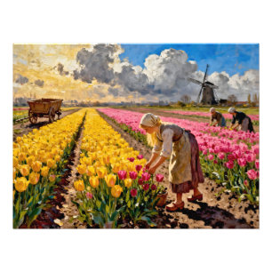 Foto “Lysbeth na Luz Âmbar” - Uma Paisagem Holandesa