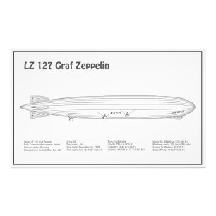 Foto LZ 127 Graf Zeppelin - Planos de projeto de aeróst