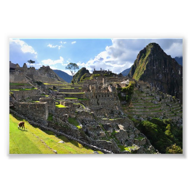 Foto Machu Picchu, Peru, tarde (Frente)