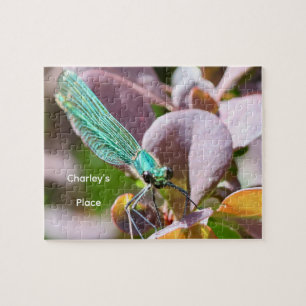 Foto Macro Libélula Quebra-Cabeça Personalizado