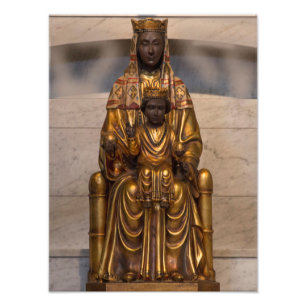 Foto Madona de Montserrat Black Madonna Virgem Maria