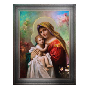 Foto Madonna Mit Dem Jesusknaben por Hans Zatzka